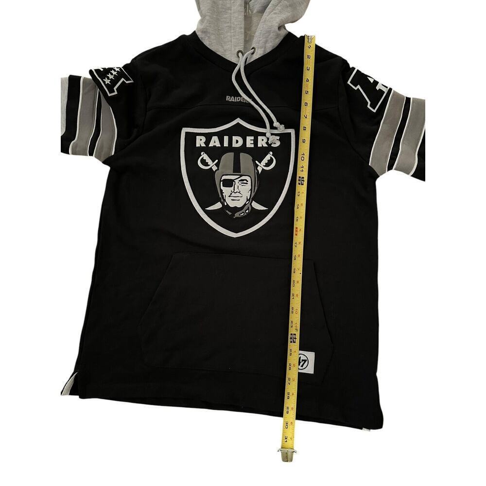 Las Vegas Raiders '47 Brand Black Superior Pullover Hoodie Size Medium - Picture 5 of 10